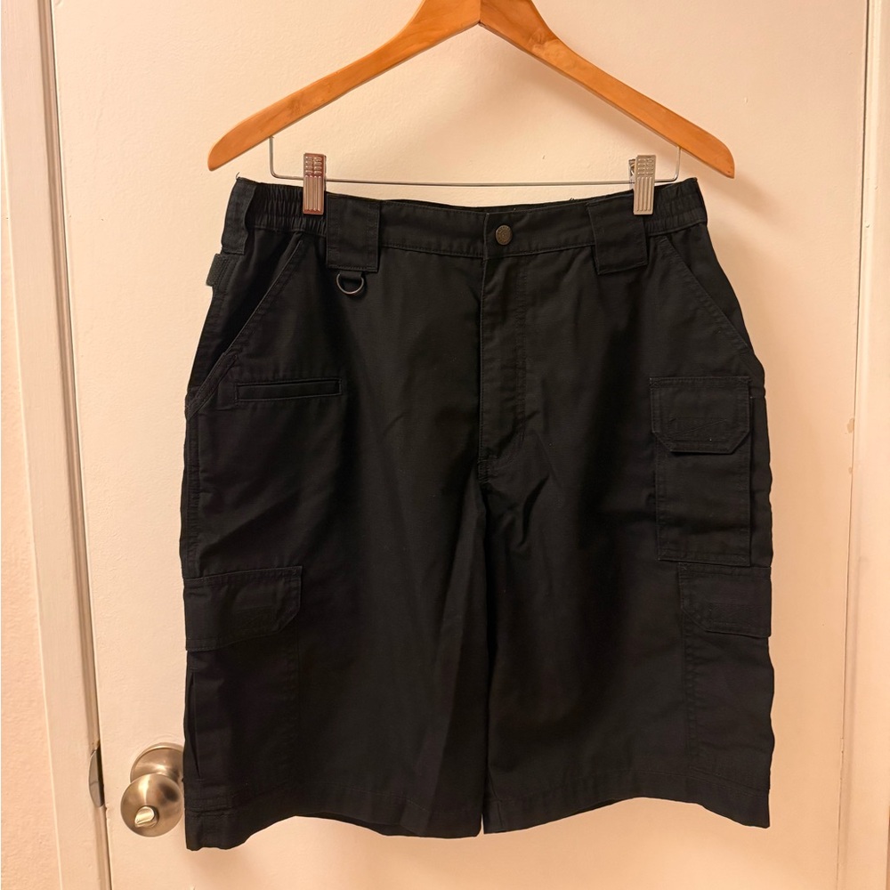 5.11 Tactical Men's Black Cargo Shorts